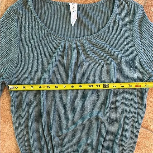Blue Long Sleeve Anthropologie Top - Picture 4 of 6